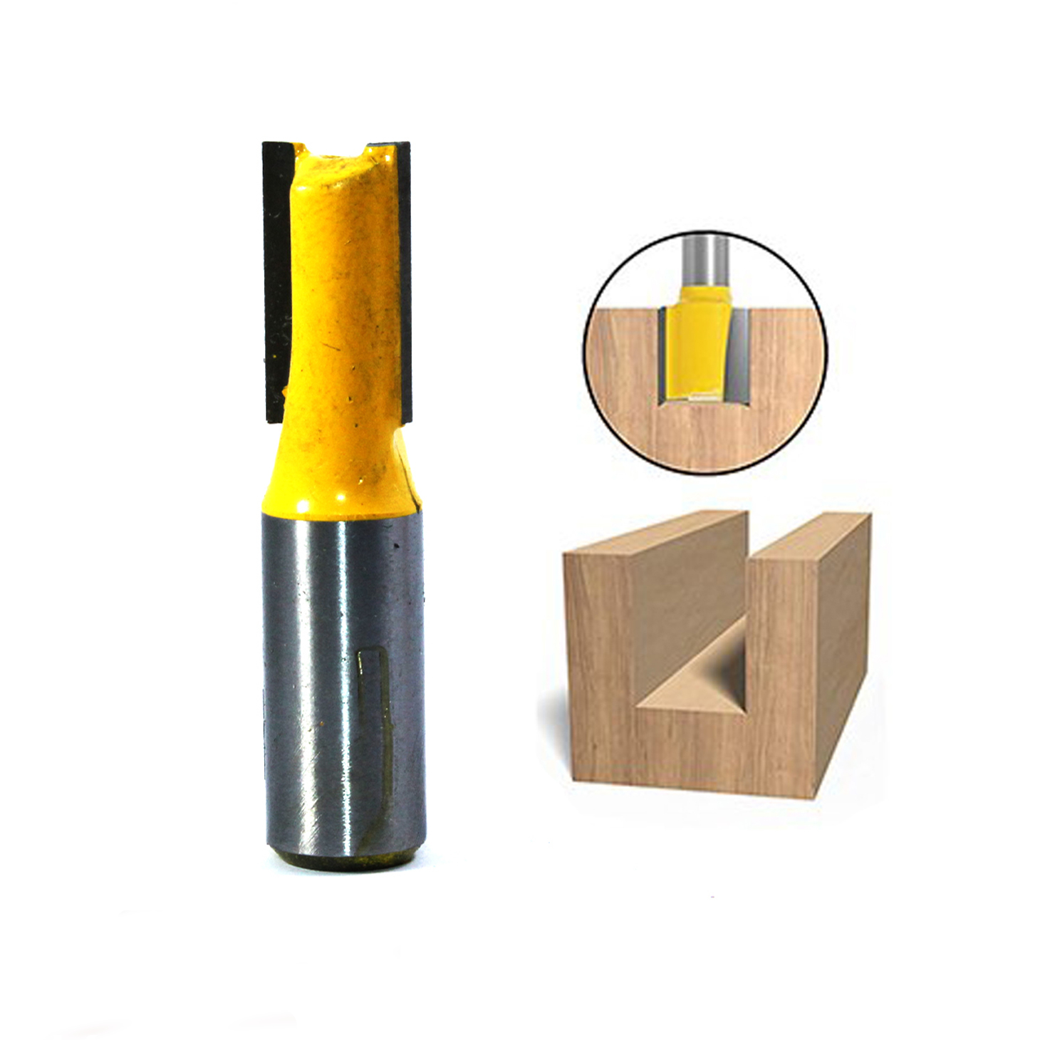 12mm straight shop router bit